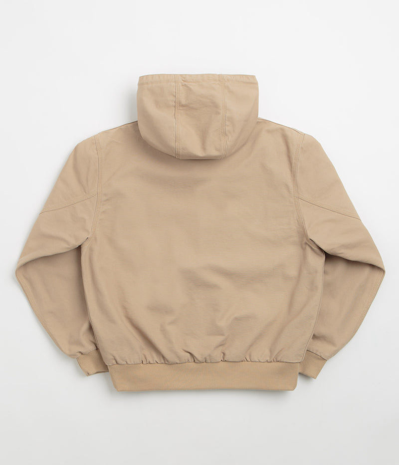 Carhartt OG Active Jacket in Dusty Hamilton Brown Rinsed