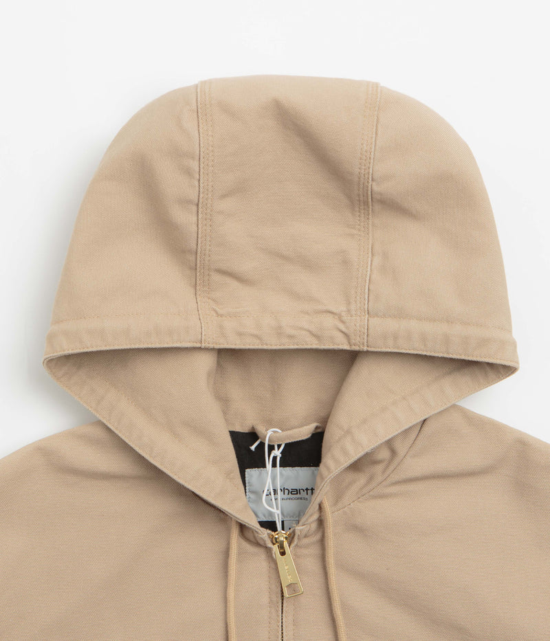 Carhartt OG Active Jacket in Dusty Hamilton Brown Rinsed