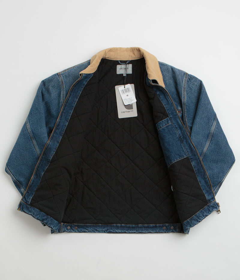 Carhartt OG Detroit Jacket in Blue and Dusty Hamilton Brown