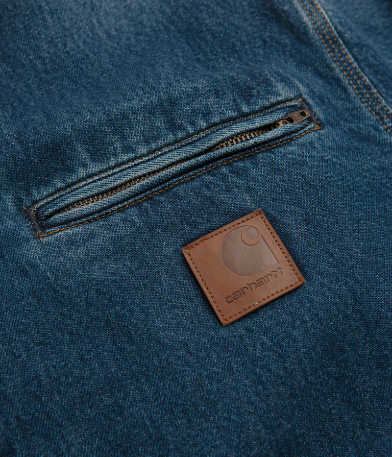 Carhartt OG Detroit Jacket in Blue and Dusty Hamilton Brown