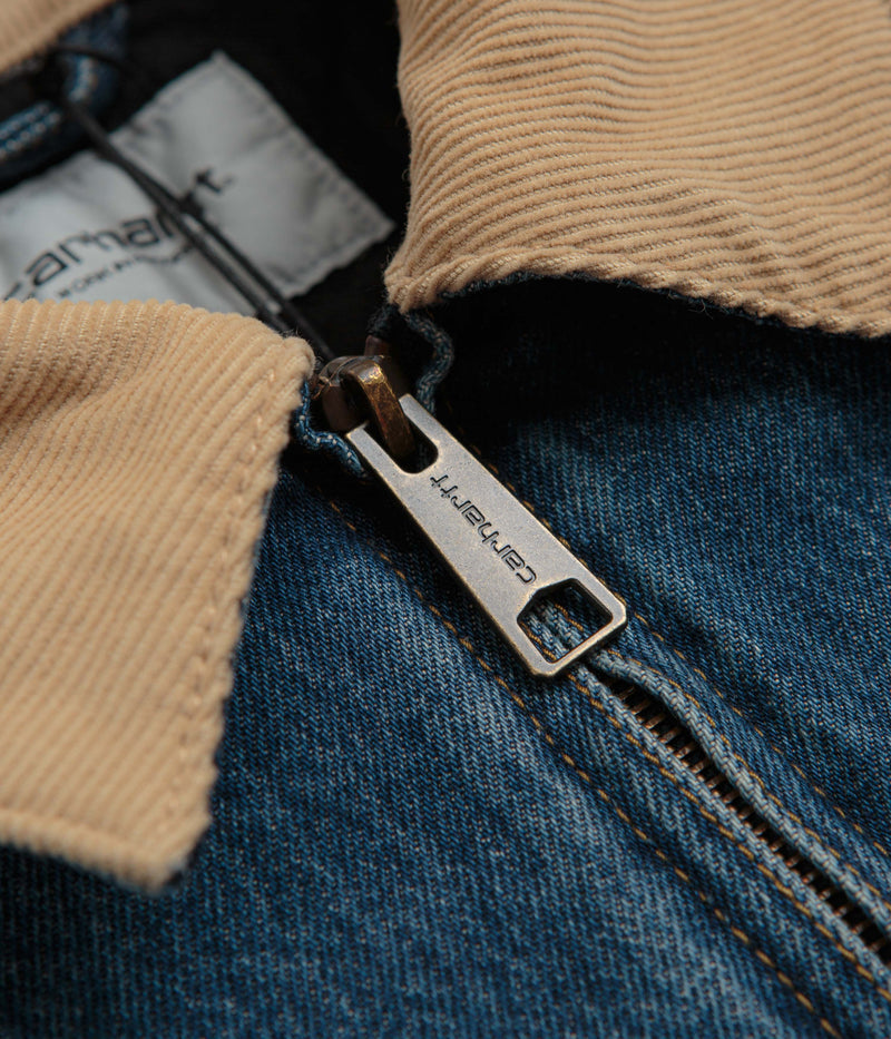 Carhartt OG Detroit Jacket in Blue and Dusty Hamilton Brown