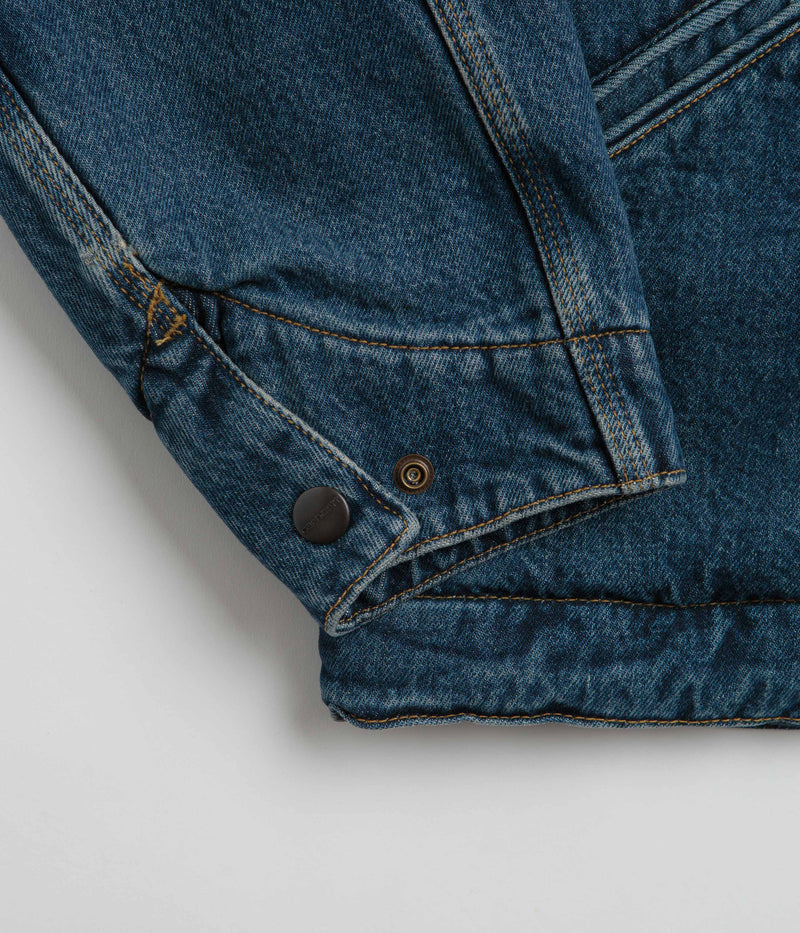 Carhartt OG Detroit Jacket in Blue and Dusty Hamilton Brown