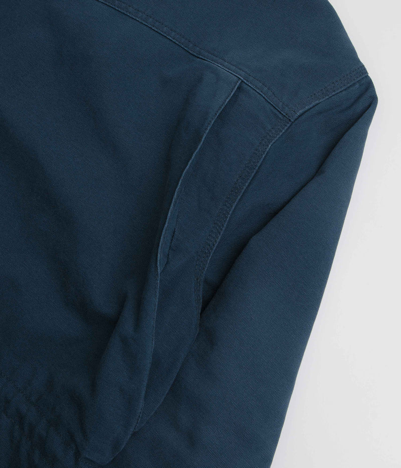 Carhartt OG Santa Fe Coat in Deep Lagoon and Black Stone