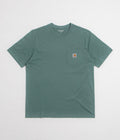 Carhartt Pocket T-Shirt in Silver Pine