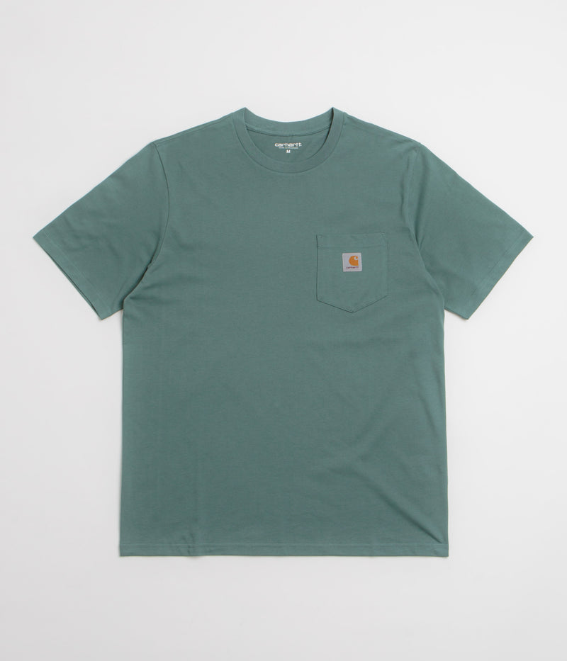 Carhartt Pocket T-Shirt in Silver Pine