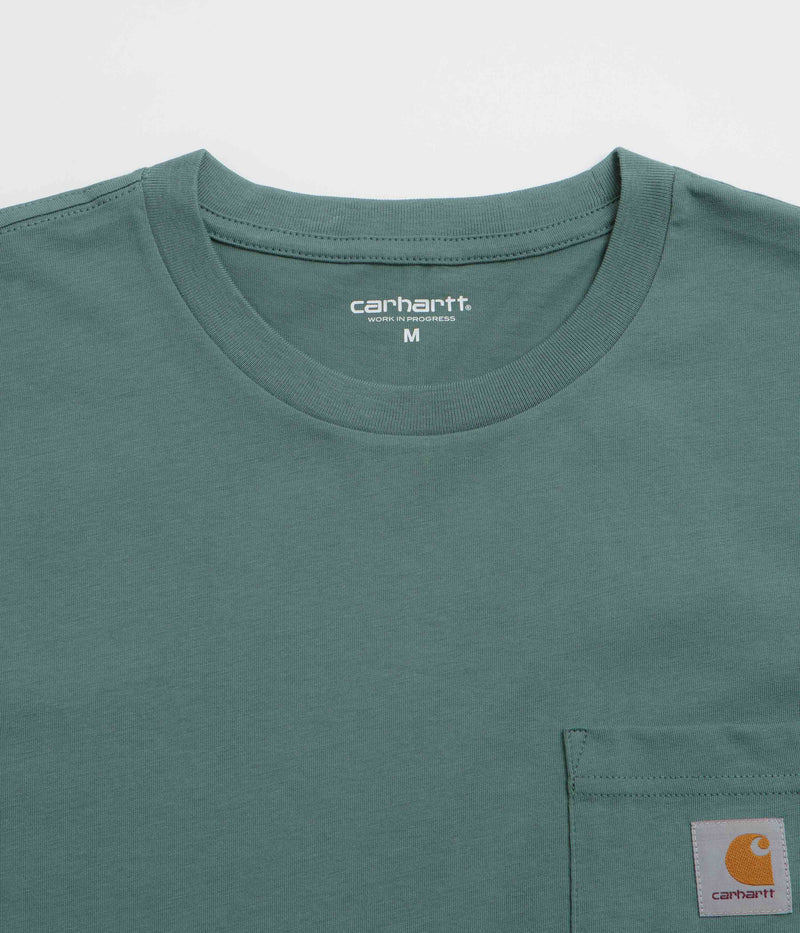 Carhartt Pocket T-Shirt in Silver Pine