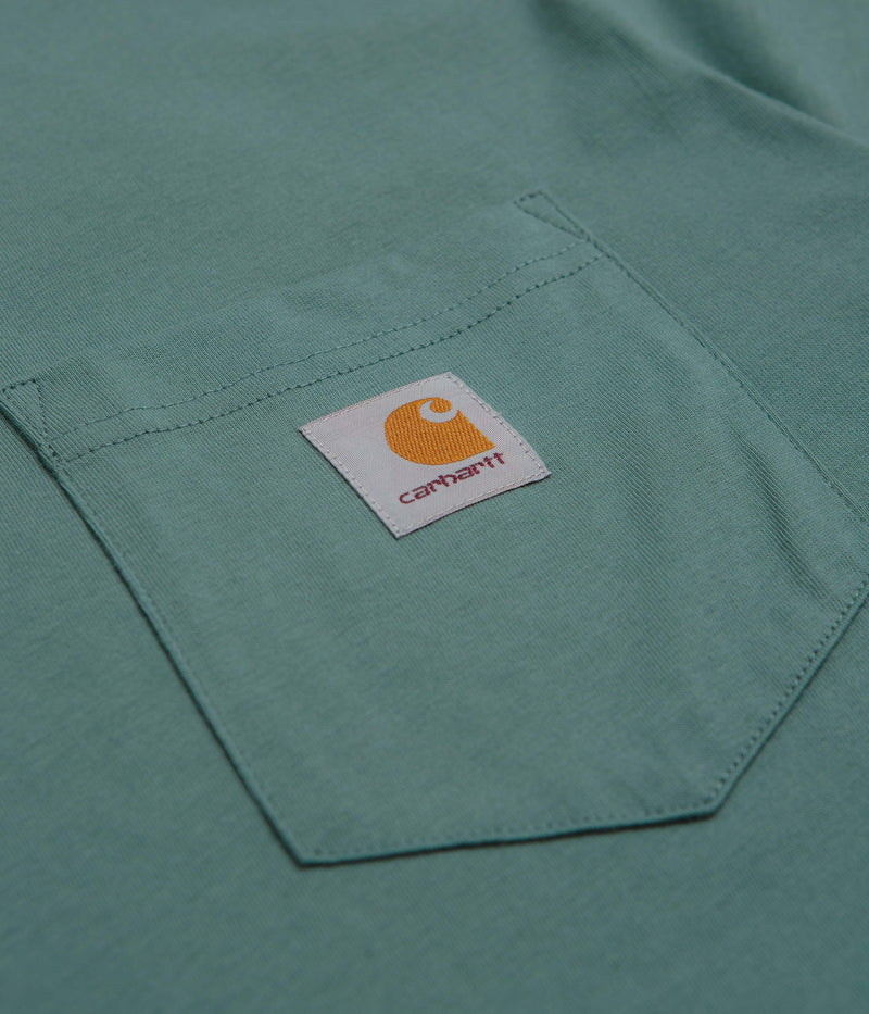 Carhartt Pocket T-Shirt in Silver Pine