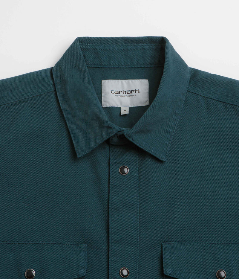 Carhartt Santa Fe Shirt in Deep Lagoon