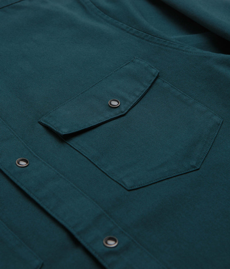 Carhartt Santa Fe Shirt in Deep Lagoon