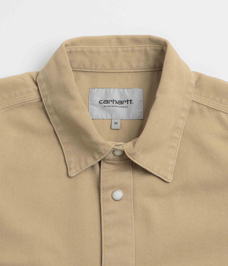 Carhartt Santa Fe Shirt in Dusty Hamilton Brown