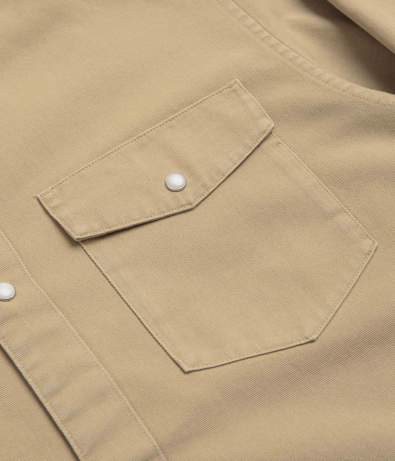 Carhartt Santa Fe Shirt in Dusty Hamilton Brown