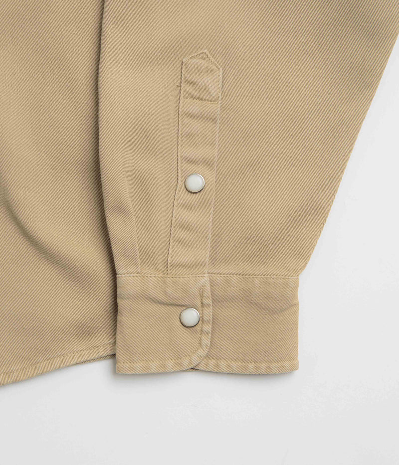 Carhartt Santa Fe Shirt in Dusty Hamilton Brown