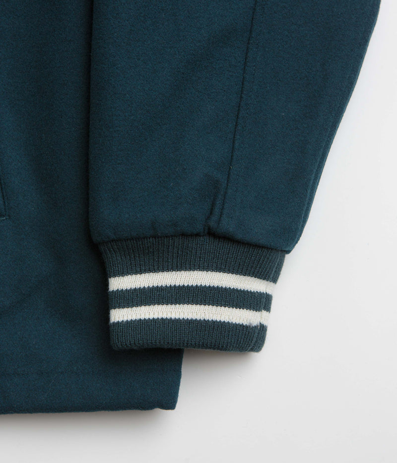 Carhartt Wool Coach Jacket in Deep Lagoon and Wax