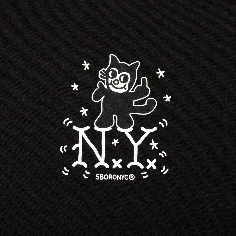 5Boro | Cat T-Shirt Color : Black