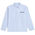 CCS Custom Embroidered Box Oxford Shirt - Blue Stripe