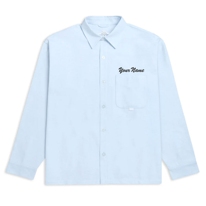 CCS Custom Embroidered Box Oxford Shirt - Blue