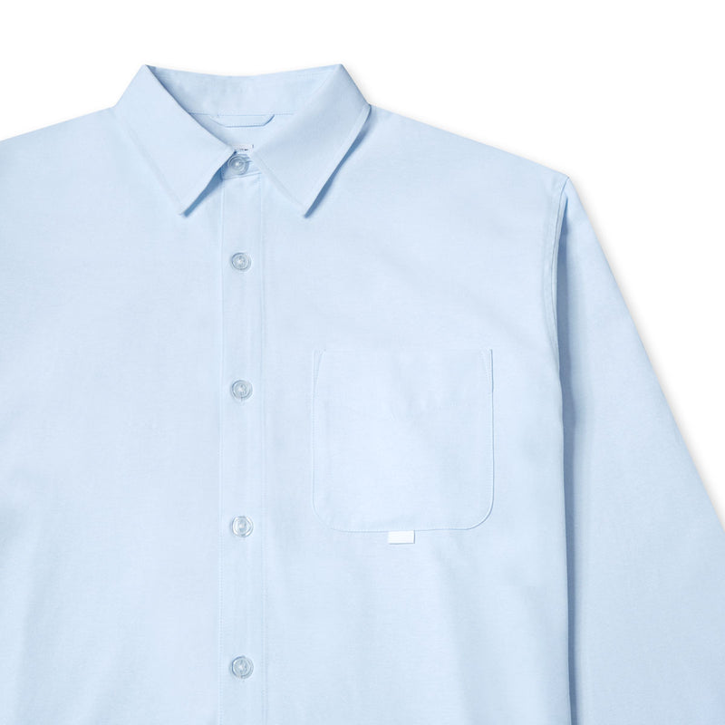 CCS Custom Embroidered Box Oxford Shirt - Blue