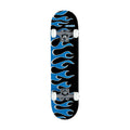 CCS Flames Mini Skateboard Complete - Black/Blue