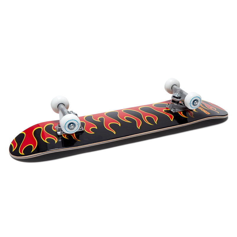 CCS Flames Mini Skateboard Complete - Black/Red