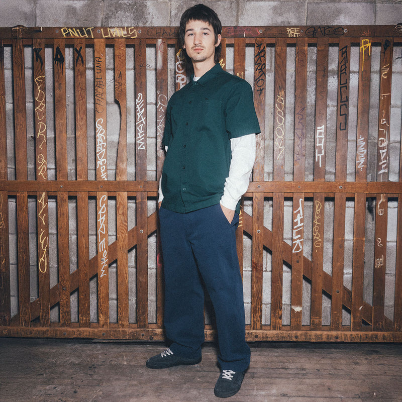CCS Heavy Cotton Work Shirt - Hunter Green