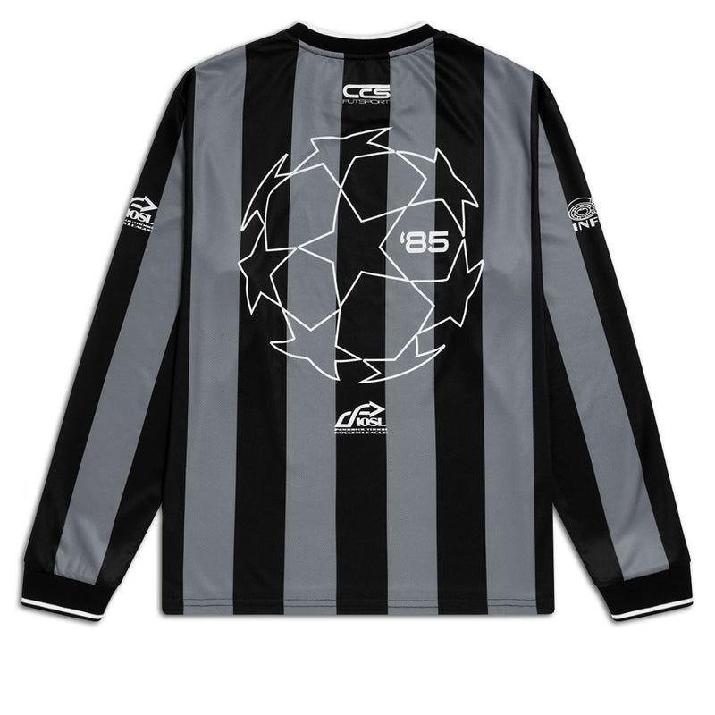 CCS Retro '85 Long Sleeve Soccer Jersey - Black Stripe