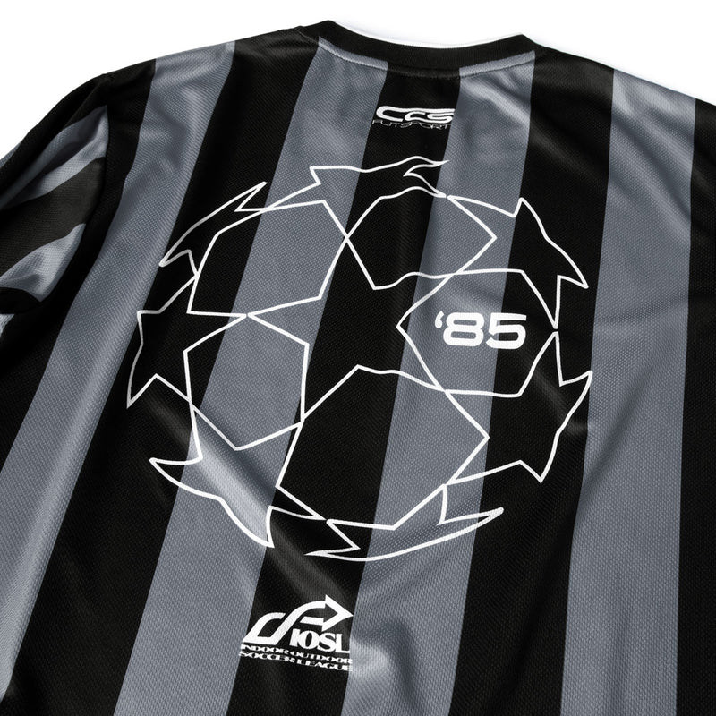 CCS Retro '85 Long Sleeve Soccer Jersey - Black Stripe