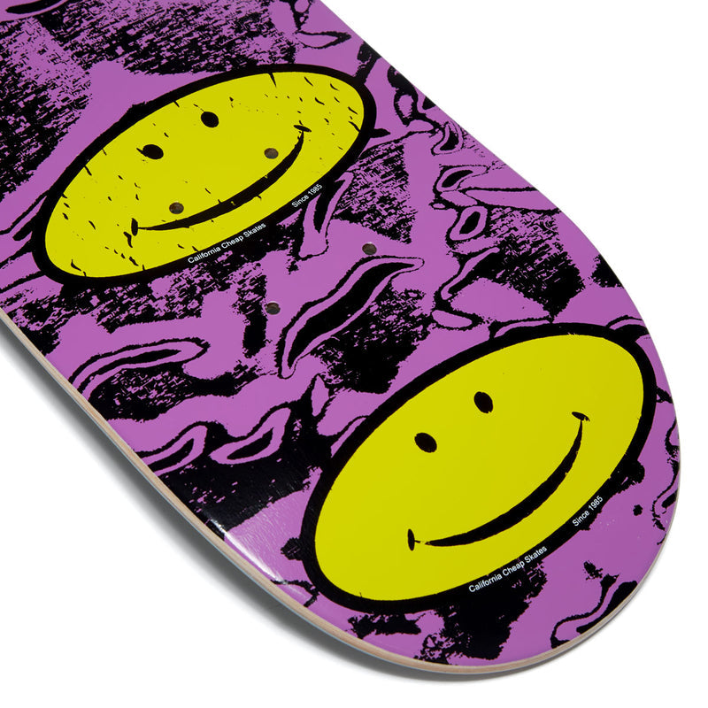 CCS Smile Decay Mini Skateboard Deck - Purple