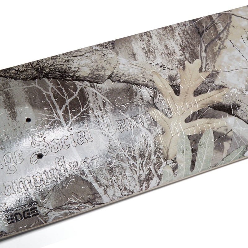 CCS Social Camouflage Embossed Mini Skateboard Deck - Realtree Edge