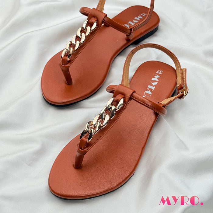 Chainova Mustard Thongs - MYRO