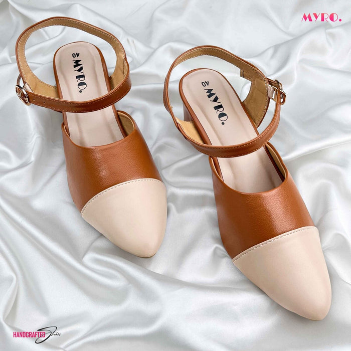 Cinnamon Cream Mules - MYRO