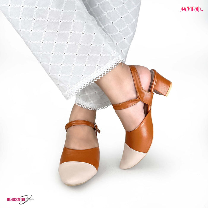 Cinnamon Cream Mules - MYRO