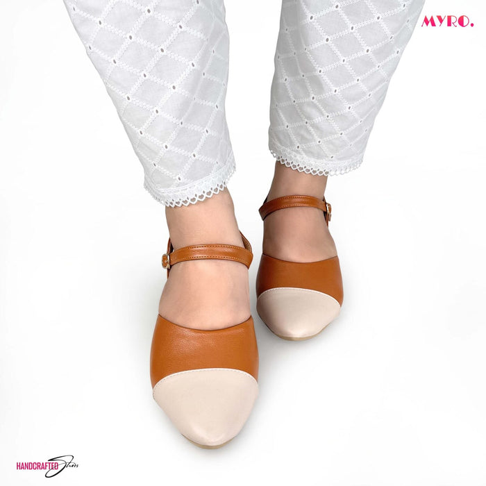 Cinnamon Cream Mules - MYRO