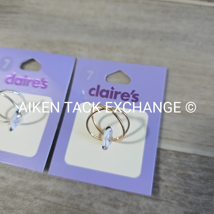 Claire's Rings (2) - Size 7