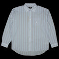 Stussy | Classic Striped L/S Shirt Style # 1110317 Color : Light Blue