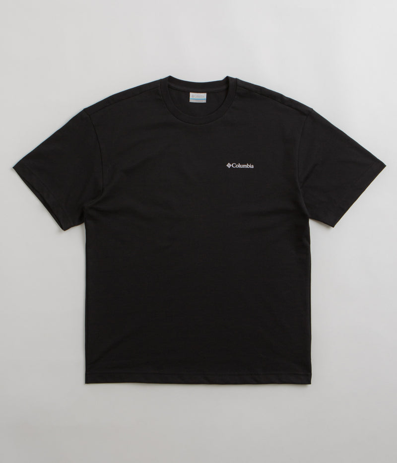 Columbia Burnt Lake Graphic T-Shirt in Black and Branded Jumble