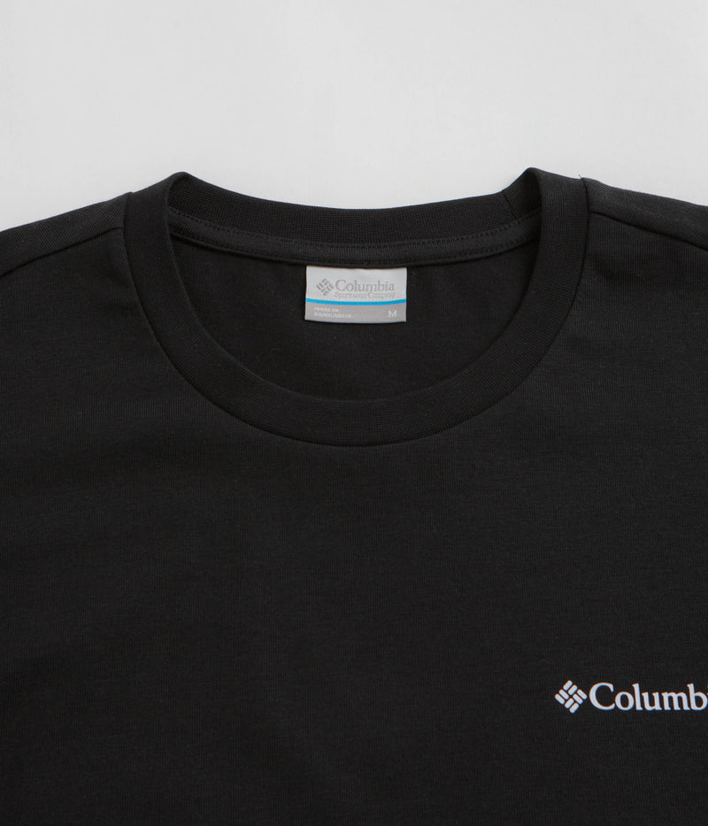 Columbia Burnt Lake Graphic T-Shirt in Black and Branded Jumble