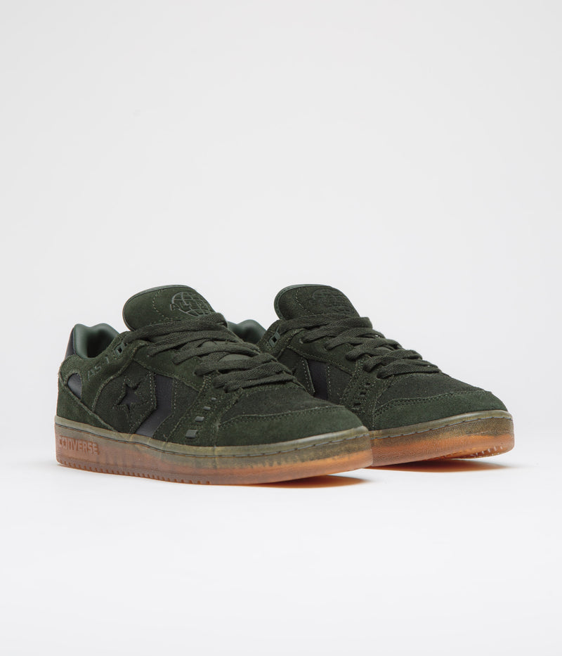 Converse AS-1 Pro Ox Shoes in Green Onyx and Dense Canopy / Black