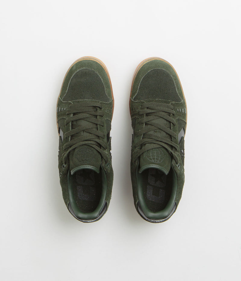 Converse AS-1 Pro Ox Shoes in Green Onyx and Dense Canopy / Black