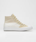 Converse Chuck 70 Hi Durable Neutrals Shoes in Egret and Miso Glaze / Forest Brew