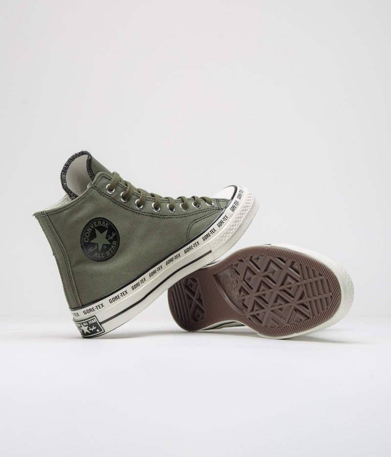 Converse Chuck 70 Hi Gore-Tex Shoes in Utility and Black / Egret
