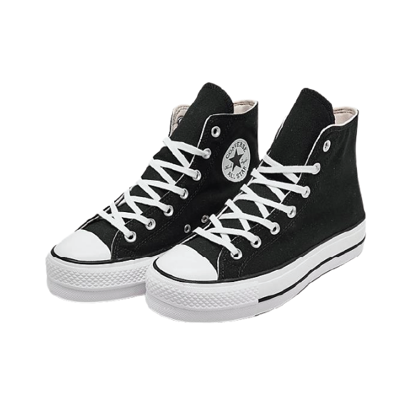 Converse Chuck Taylor All Star Hi 'Platform Black White' Women's Shoes