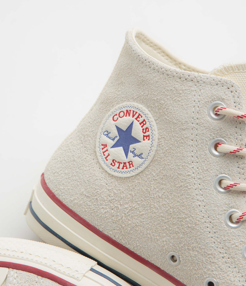 Converse Cons CTAS Pro Hi Outdoor Shoes in Egret and Red / Blue