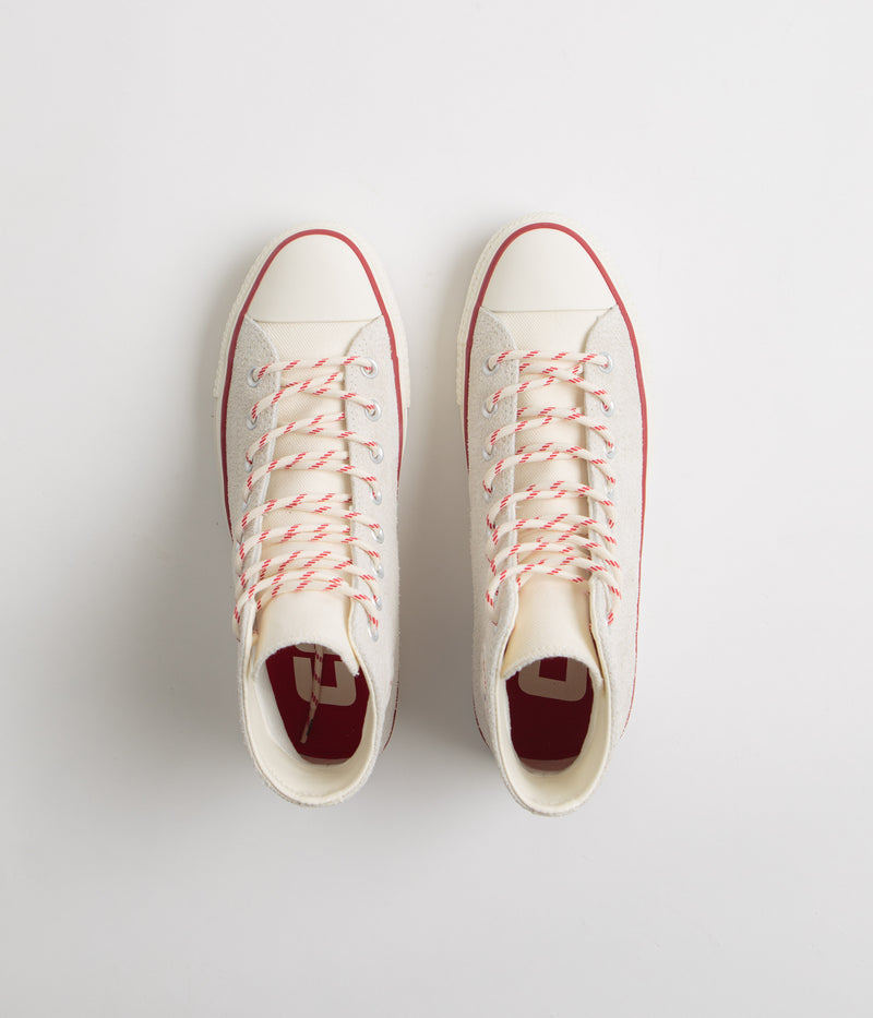 Converse Cons CTAS Pro Hi Outdoor Shoes in Egret and Red / Blue