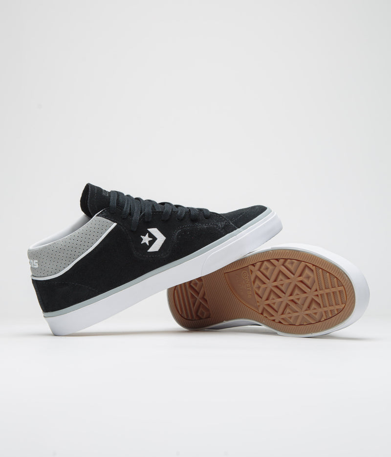 Converse Cons Louie Lopez Pro Ox Shoes in Black and Ash Stone / White
