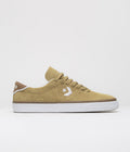 Converse Cons Louie Lopez Pro Ox Shoes in Toadstool Tan and Dark Whiskey