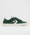 Converse PL Vulc Pro Ox Shoes in Green Envy and Egret / Gum Honey