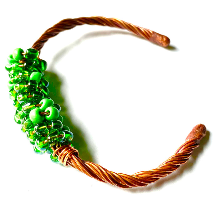 Copper Beaded Bracelet -10