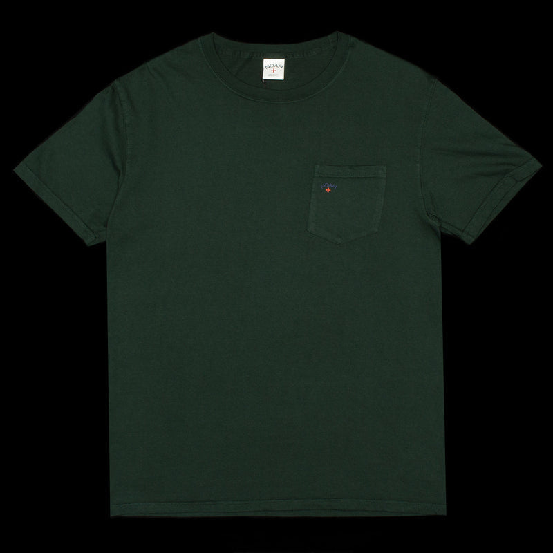 Noah | Core Logo Pocket T-Shirt Color : Forest Green