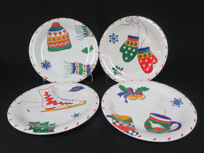 Crate & Barrel Holiday Plates