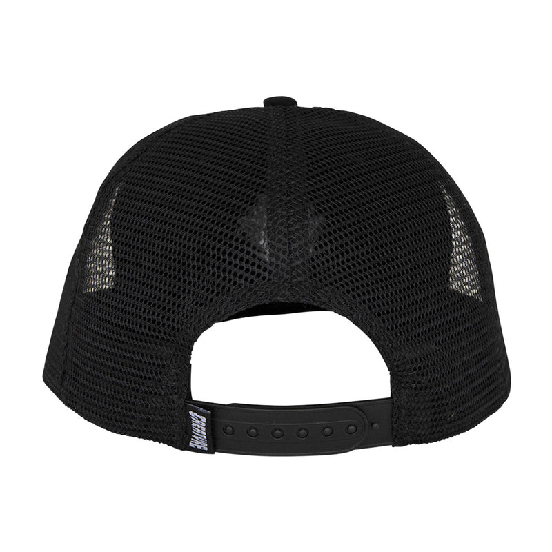 Creature Bonehead Flame Wash Mesh Trucker Hat - Green Flannel